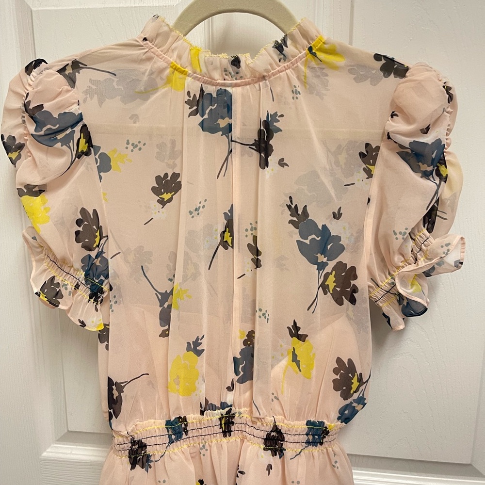 Self Portrait Pink Floral Blouse - Picture 2 of 14